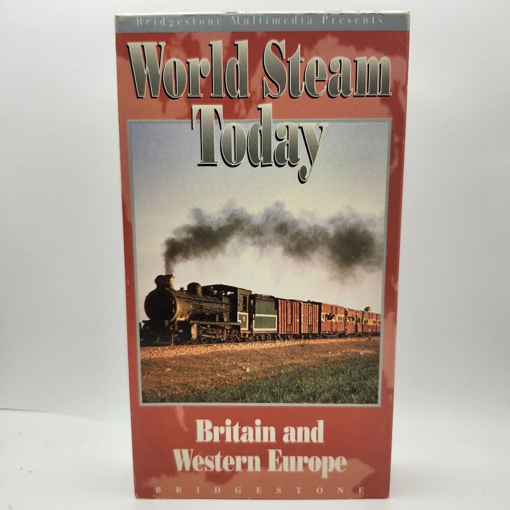 World Steam Today VHS Britain And Western Europe 1994 Bridgestone Multimedia
